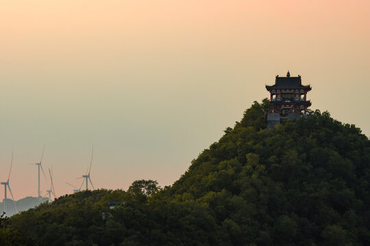 圣境山晚霞