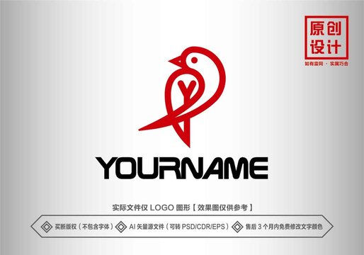 Y字母LOGO燕子LOGO