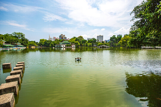 望仙坡白龙湖风光