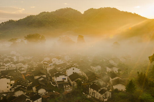 江西婺源石城日出