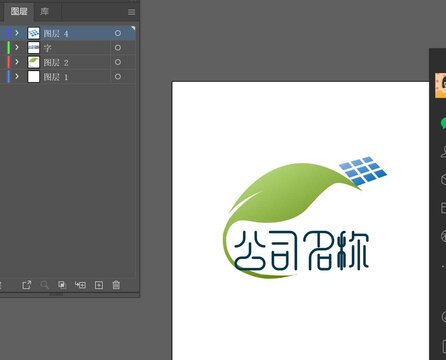 光伏行業(yè)logo平面圖