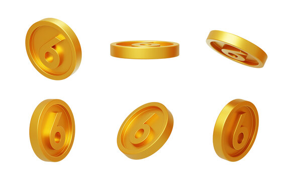 價(jià)值幸運(yùn)金幣金額數(shù)字生日3D