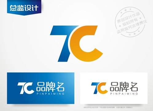 TC字母设计logo