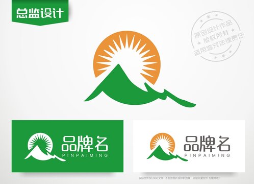 生态园logo果园