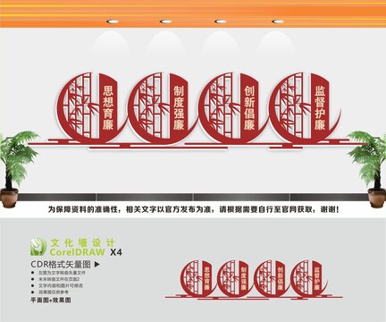 廉潔文化墻