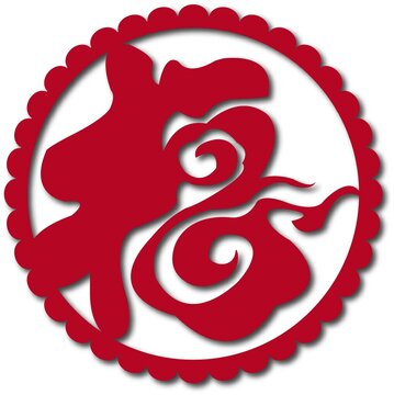 福字剪紙窗花