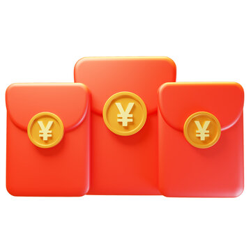 金幣活動(dòng)紅包利是封喜慶3D