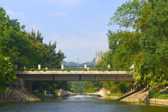 深圳福田河及福联桥