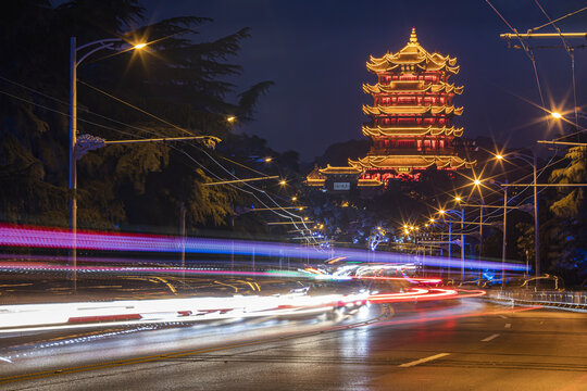 黄鹤楼夜景