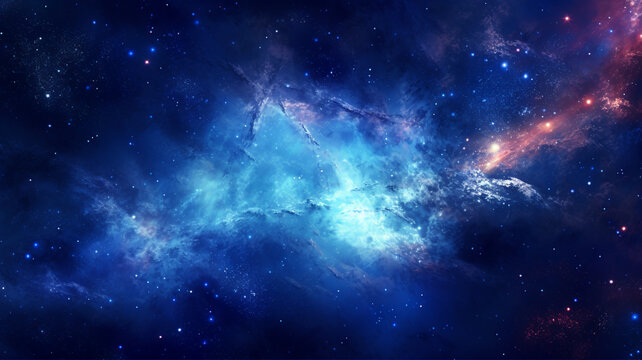 蓝色星云银河