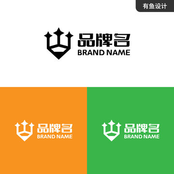 画笔星美术LOGO标志设计