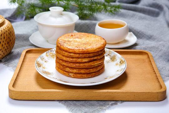 酥脆可口的酱油饼