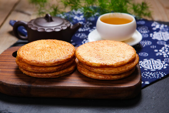 酥脆可口的酱油饼