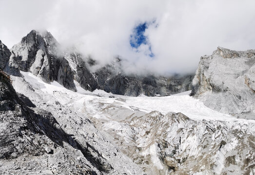 丽江玉龙雪山高原冰川