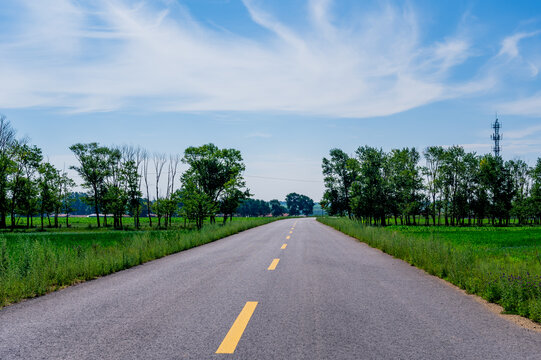 新农村乡间道路