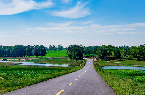 新农村乡间道路