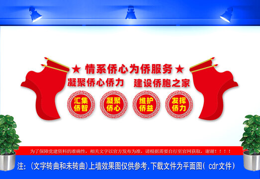 建設(shè)僑胞之家文化墻