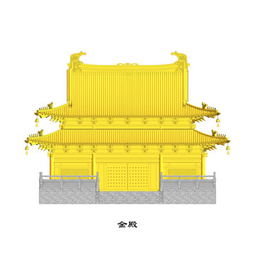 金殿正立面效果图