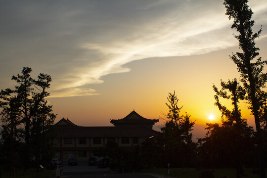 太浮山夕阳