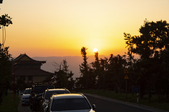 太浮山夕阳