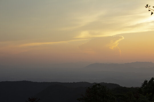 太浮山夕阳