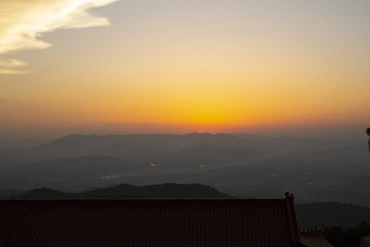 太浮山夕阳