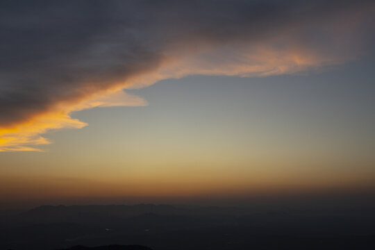 太浮山夕阳