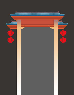 仿古門樓