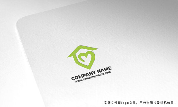 愛心小房子logo設(shè)計(jì)