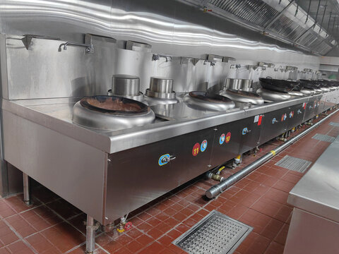 五星级酒店厨房设备中餐炉台