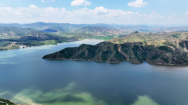 张家口云州水库夏景