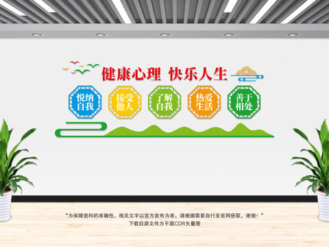 健康心理文化墻