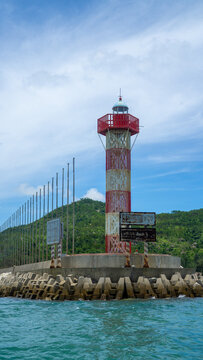 惠州唯美自然风光景色灯塔