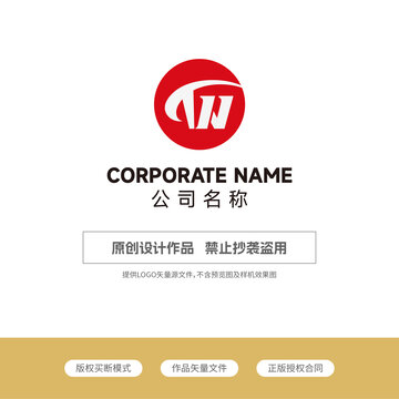 TW字母logo科技logo