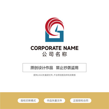 G字母logo仪表盘logo