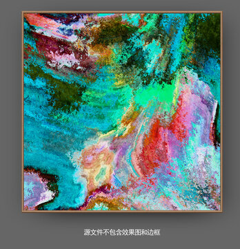 抽象油画