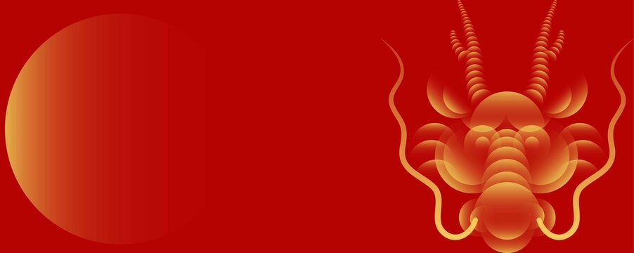 龍矢量圖案藝術(shù)背景