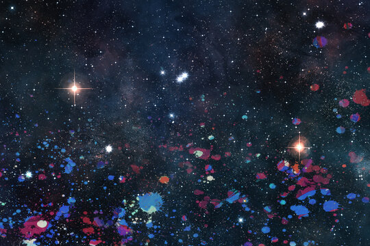夢幻彩繪星空