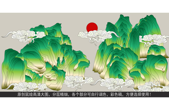 山水装饰画