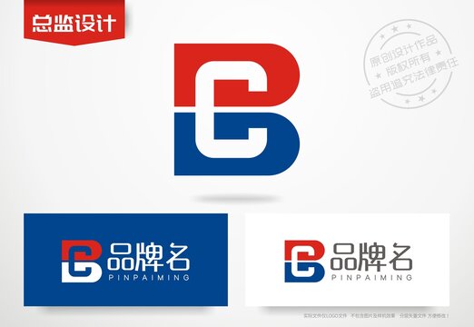 字母BC设计logo