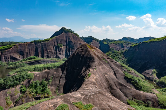 航拍湖南郴州高椅岭景区