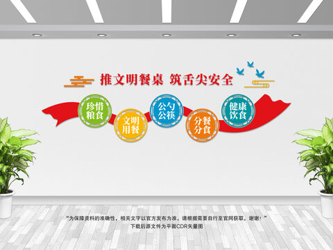 食堂文化墻