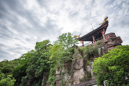 重庆石宝寨风光