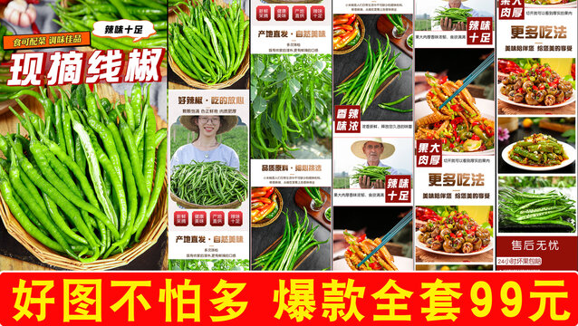 現(xiàn)摘線椒詳情頁