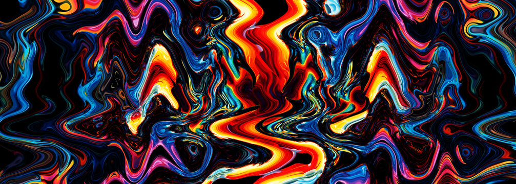炫彩抽象畫