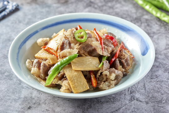 杏鮑菇燒肥牛