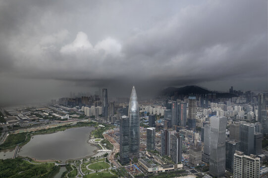 深圳湾暴雨