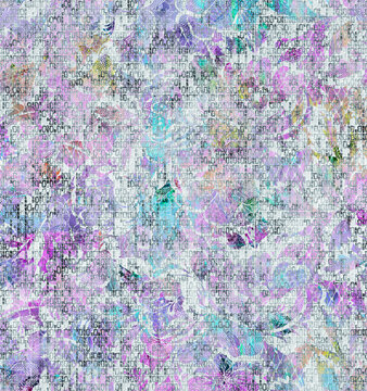 亂花底紋