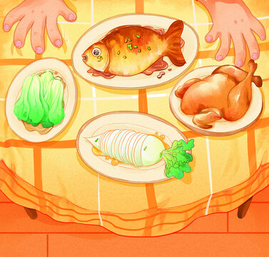 吃飯菜了