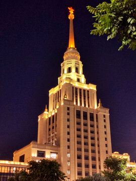 俄罗斯建筑夜景